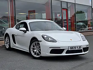 Used 2019 Porsche 718 Cayman Polar White - Interior and Exterior details 3