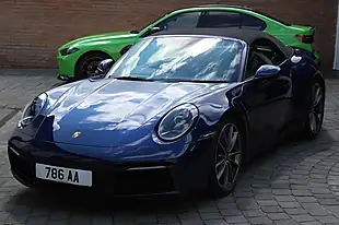 Used 2019 Porsche 911 Carrera 4S Blue - Interior and Exterior details 6