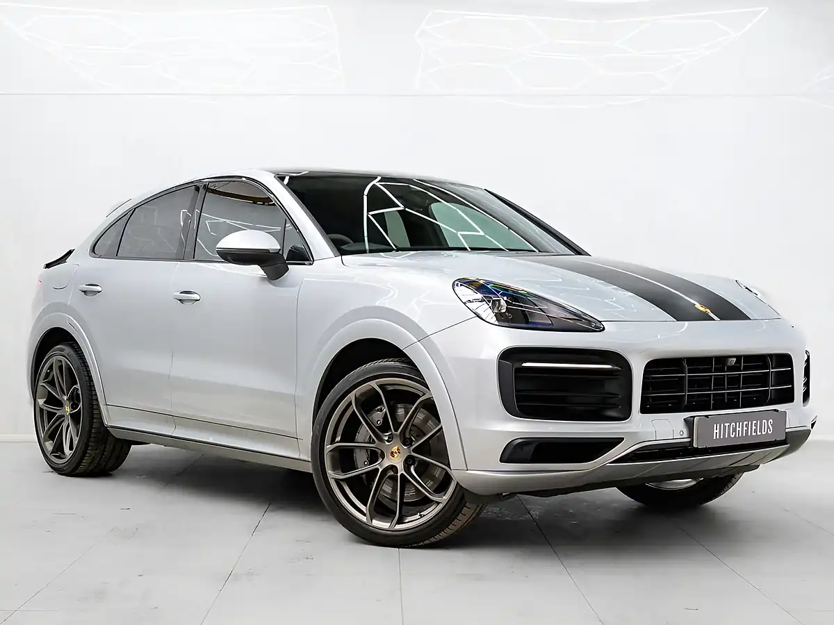Used 2019 Porsche Cayenne S Coupe Silver - Front View