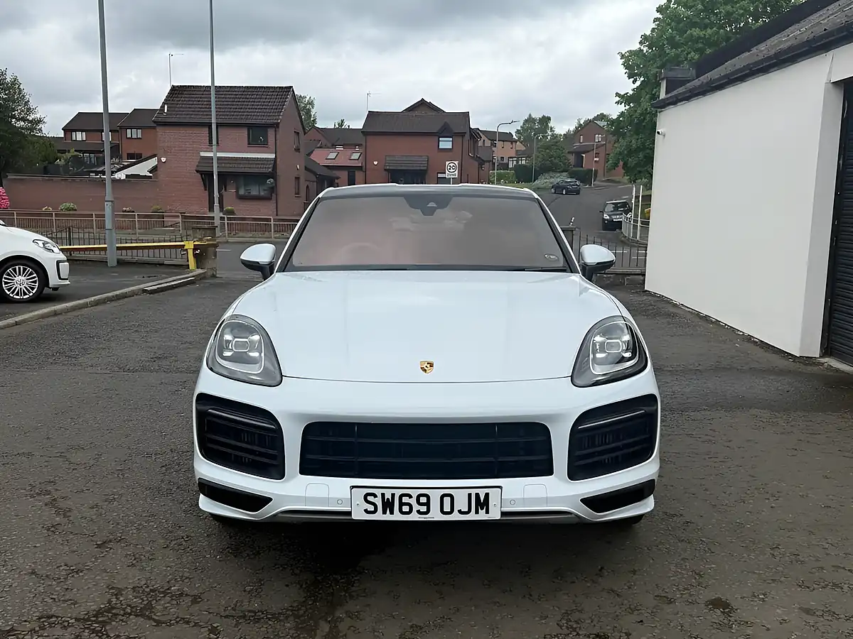 Used 2019 Porsche Cayenne S Coupe White - Interior and Exterior details 10