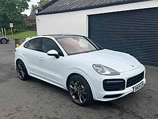 Used 2019 Porsche Cayenne S Coupe White - Interior and Exterior details 13