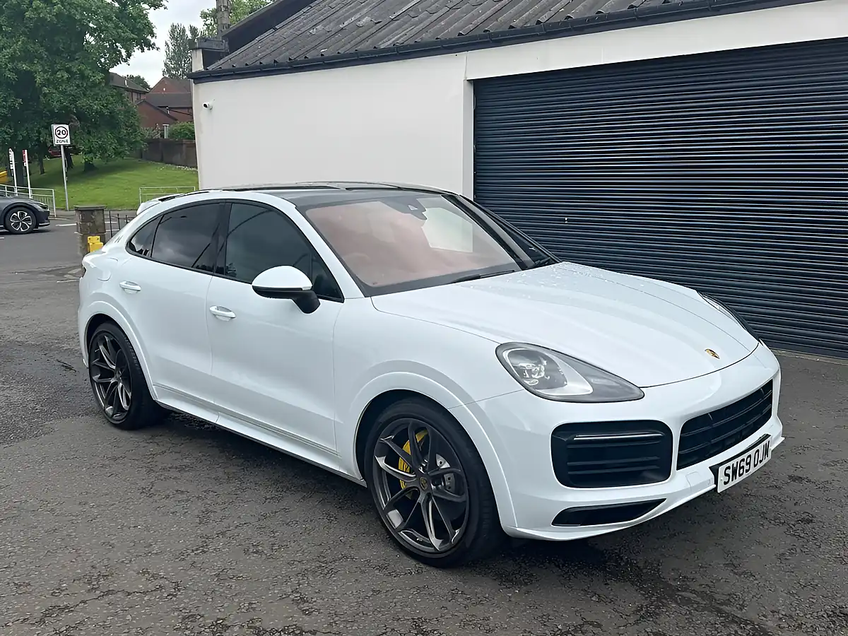 Used 2019 Porsche Cayenne S Coupe White - Interior and Exterior details 13
