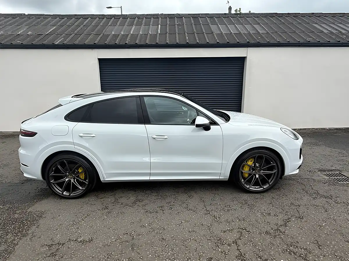 Used 2019 Porsche Cayenne S Coupe White - Interior and Exterior details 2