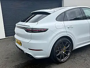 Used 2019 Porsche Cayenne S Coupe White - Interior and Exterior details 4