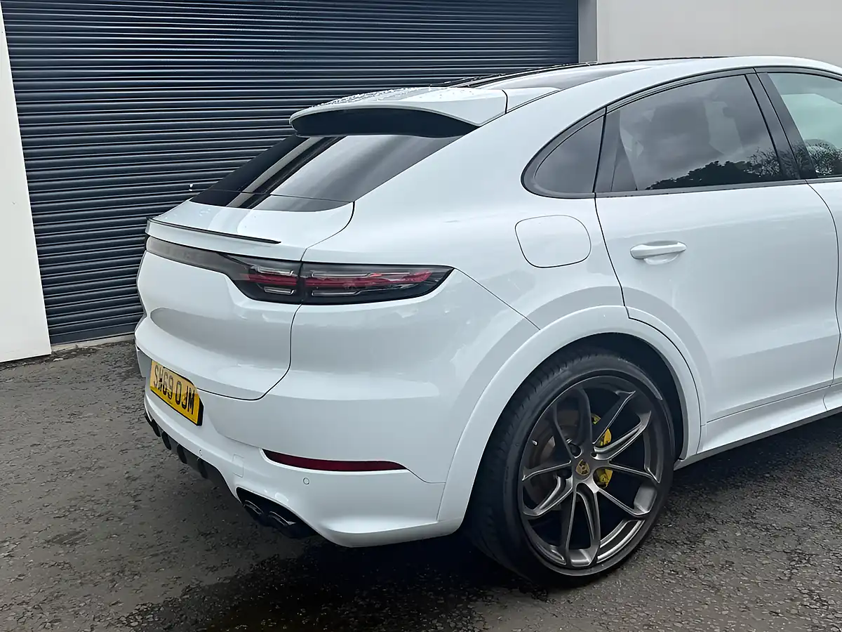 Used 2019 Porsche Cayenne S Coupe White - Interior and Exterior details 4