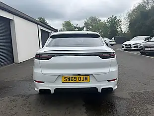 Used 2019 Porsche Cayenne S Coupe White - Interior and Exterior details 5
