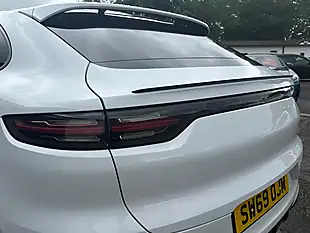 Used 2019 Porsche Cayenne S Coupe White - Interior and Exterior details 7