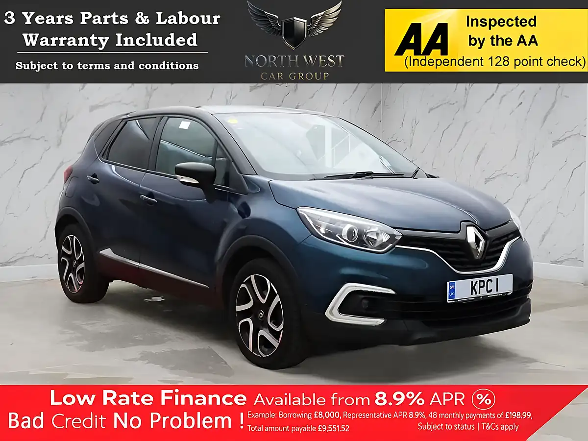 Used 2019 Renault Captur Iconic Blue - Front View
