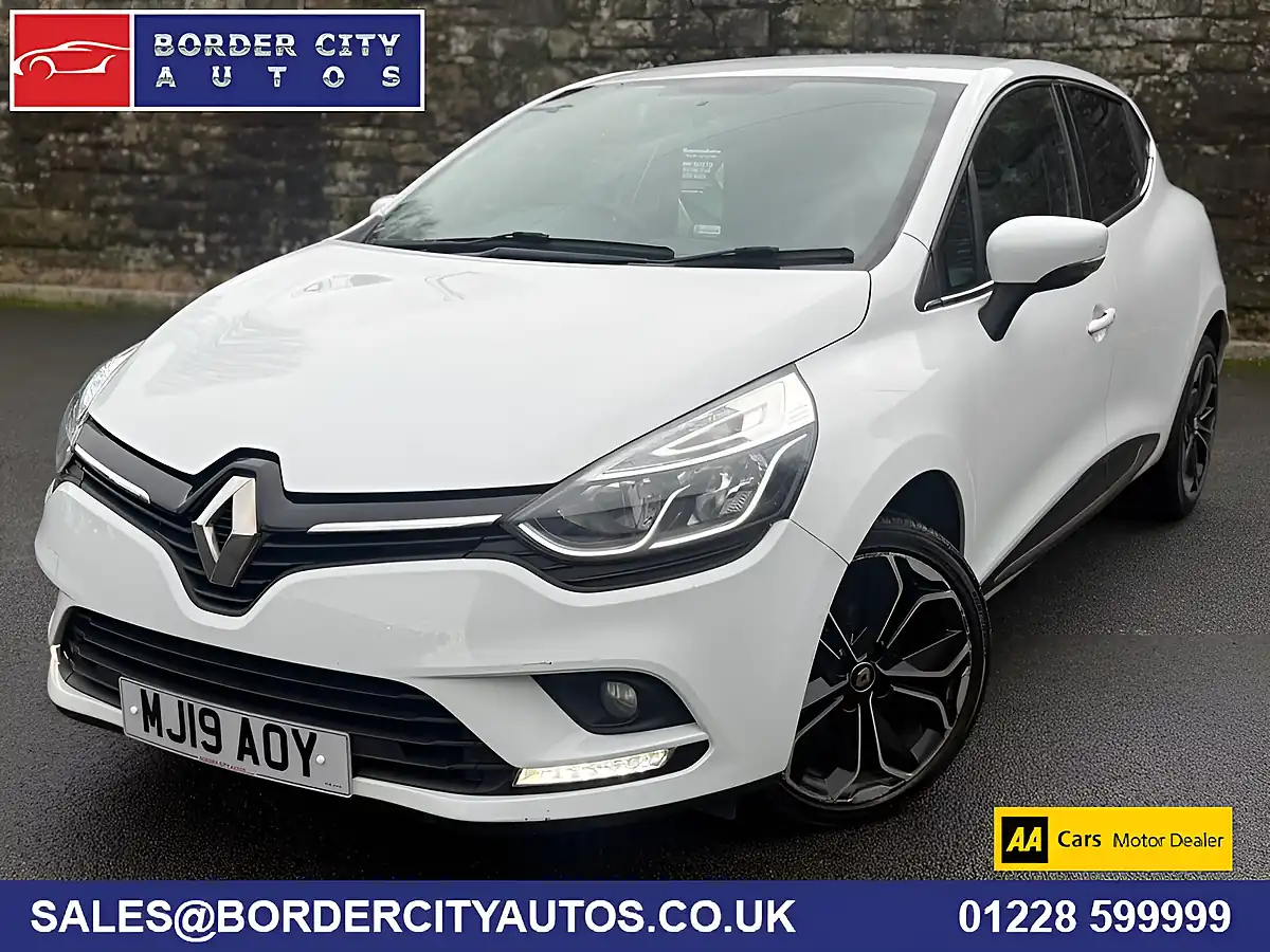 Used 2019 Renault Clio Iconic White - Front View