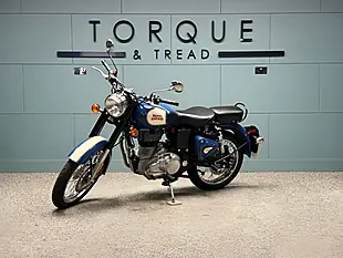 Used 2019 Royal Enfield Bullet Classic Blue - Interior and Exterior details 9