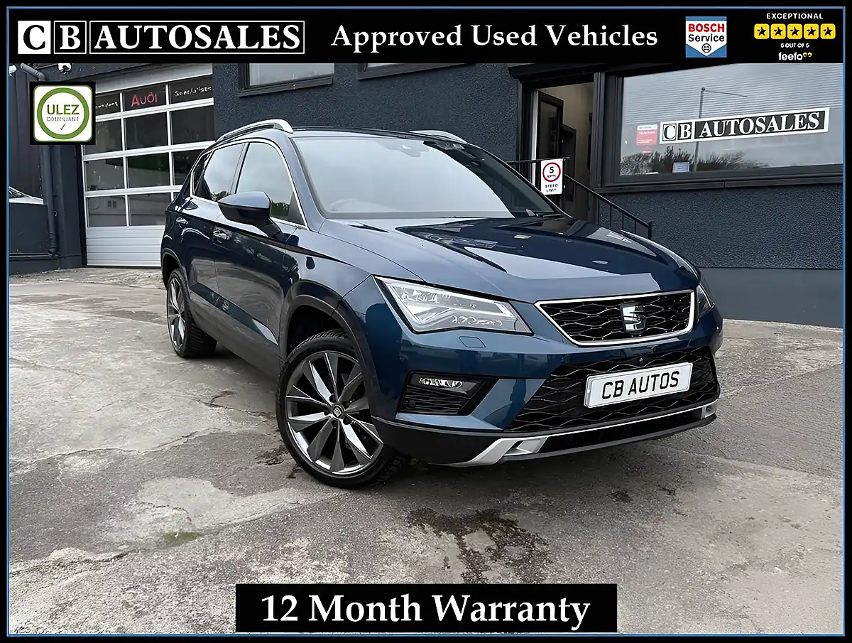 Used 2019 SEAT Ateca Xcellence Lux Blue - Front View