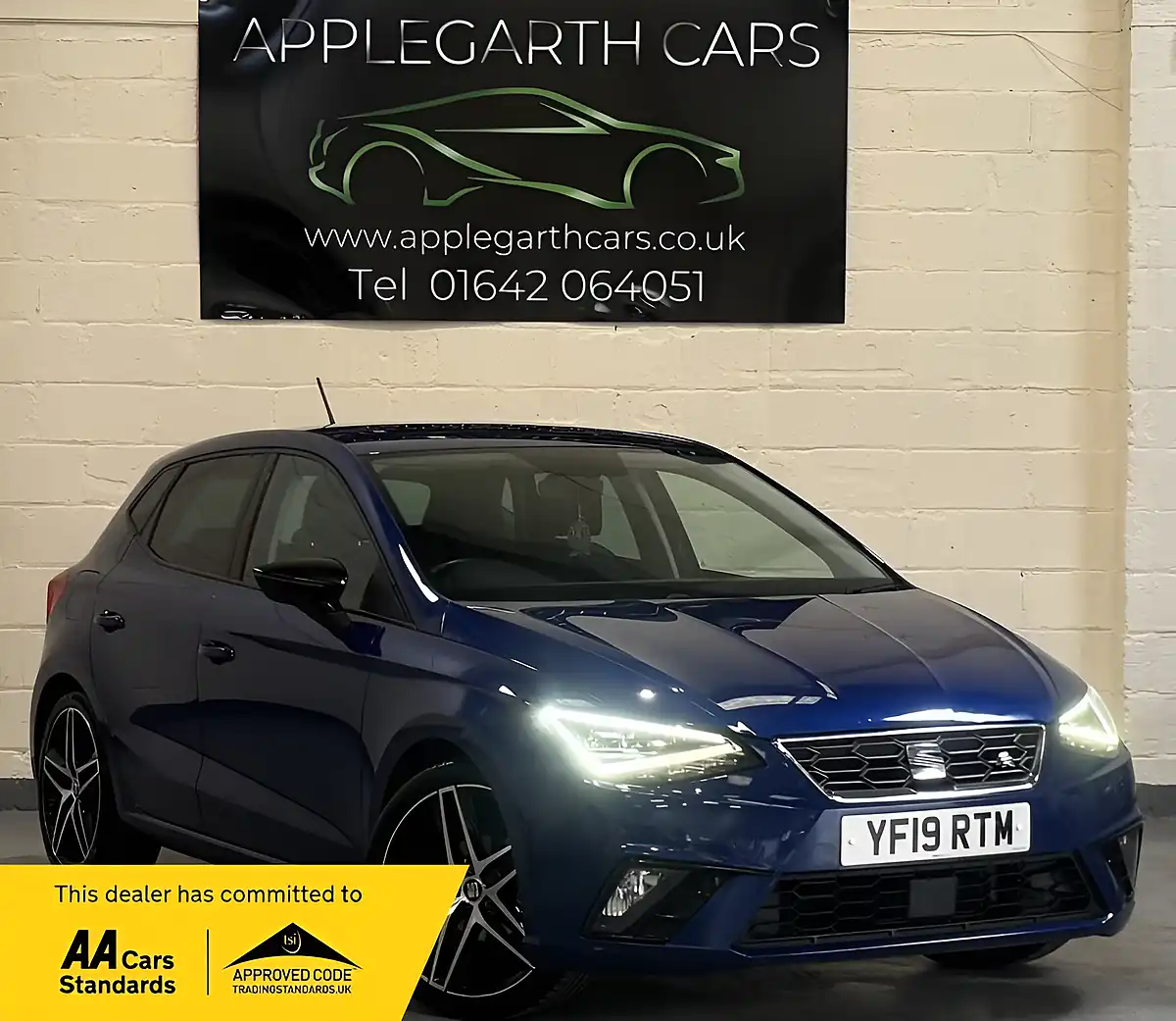 Used 2019 SEAT Ibiza Fr Sport Blue - Front View