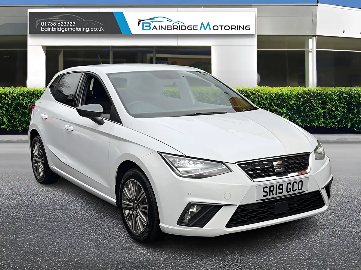 Used 2019 SEAT Ibiza Xcellence White - Front View