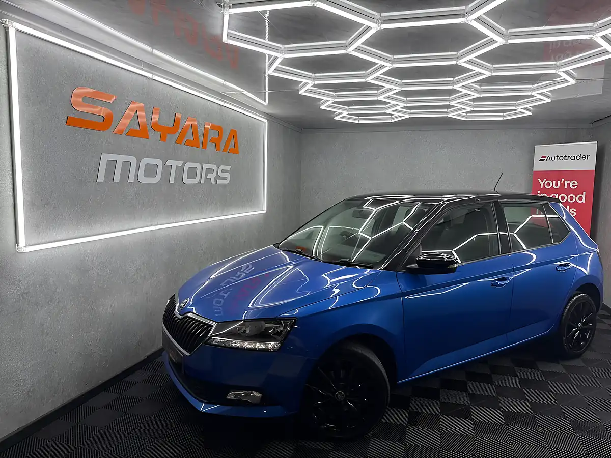 Used 2019 Skoda Fabia Colour Edition Blue - Front View