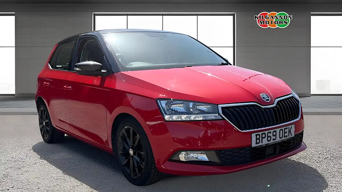 Used 2019 Skoda Fabia Colour Edition Red - Front View
