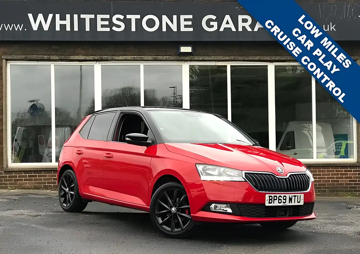 Used 2019 Skoda Fabia Colour Edition Red - Front View