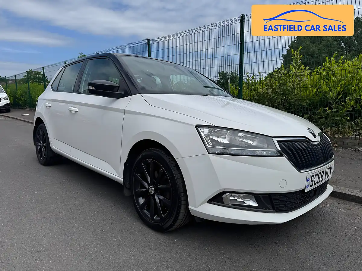 Used 2019 Skoda Fabia Colour Edition White - Front View