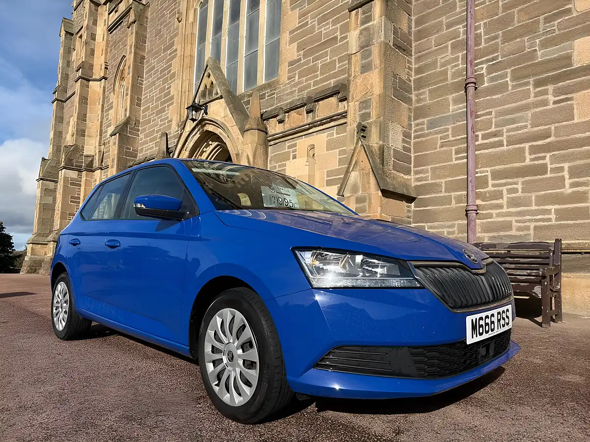 Used 2019 Skoda Fabia S Blue - Interior and Exterior details 2