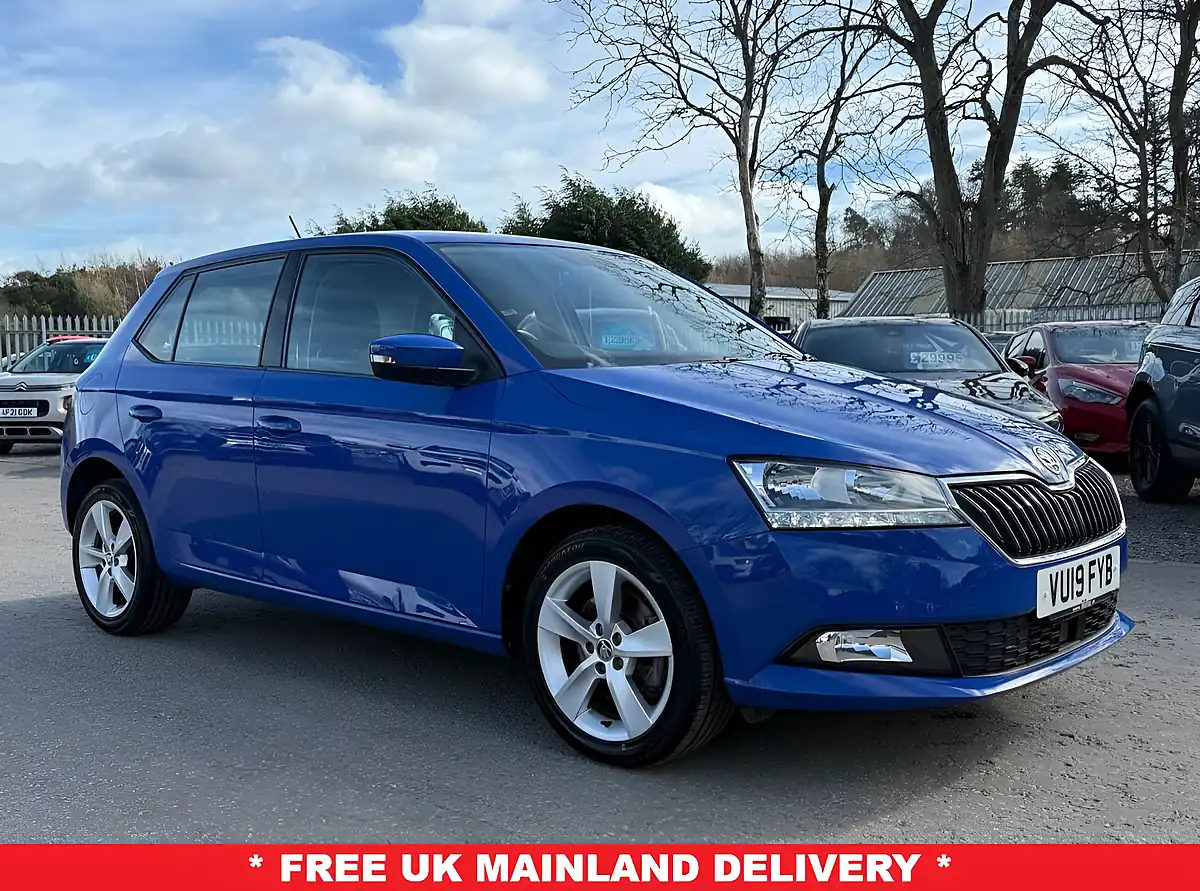 Used 2019 Skoda Fabia Se L Energy Blue - Front View
