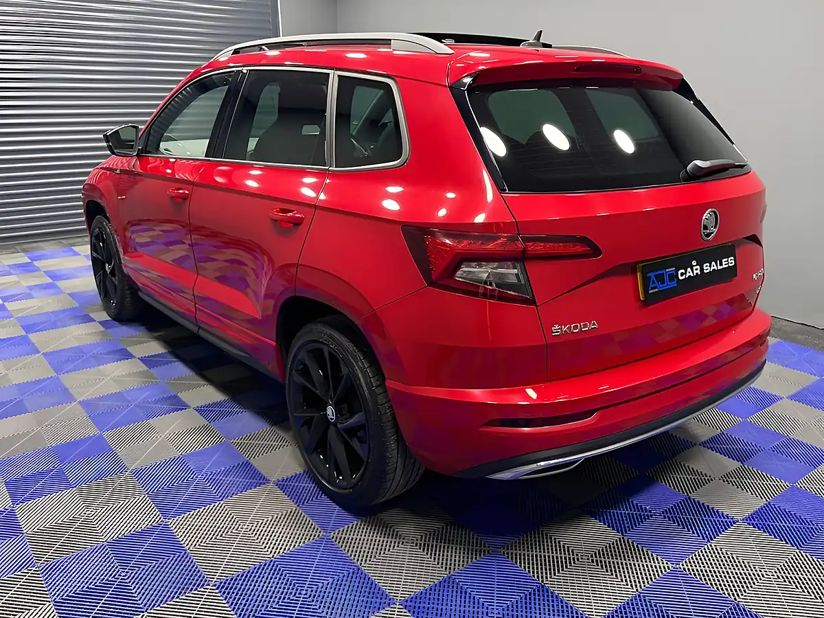 Used 2019 Skoda Karoq Sportline Velvet Red Metallic - Interior and Exterior details 12