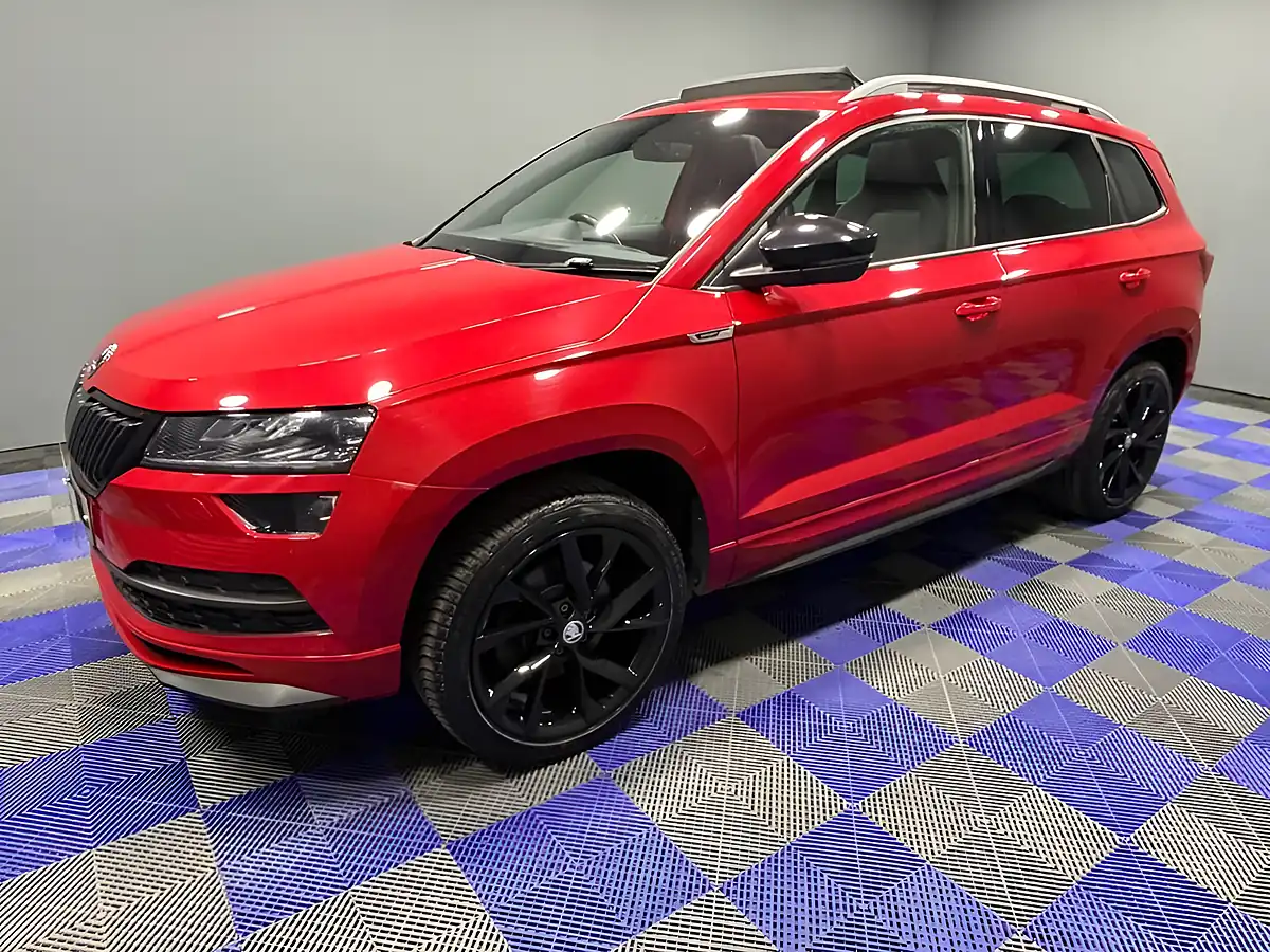 Used 2019 Skoda Karoq Sportline Velvet Red Metallic - Interior and Exterior details 6