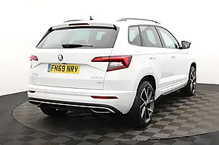 Used 2019 Skoda Karoq Sportline White - Interior and Exterior details 3