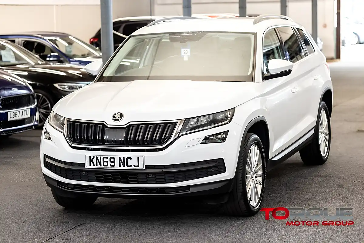Used 2019 Skoda Kodiaq Se L White - Front View