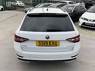 Used 2019 Skoda Superb Sportline White - Interior and Exterior details 10