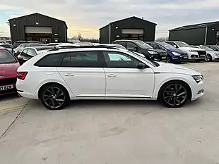 Used 2019 Skoda Superb Sportline White - Interior and Exterior details 11