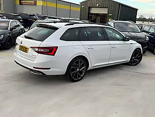 Used 2019 Skoda Superb Sportline White - Interior and Exterior details 12