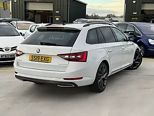 Used 2019 Skoda Superb Sportline White - Interior and Exterior details 13