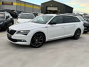 Used 2019 Skoda Superb Sportline White - Interior and Exterior details 4
