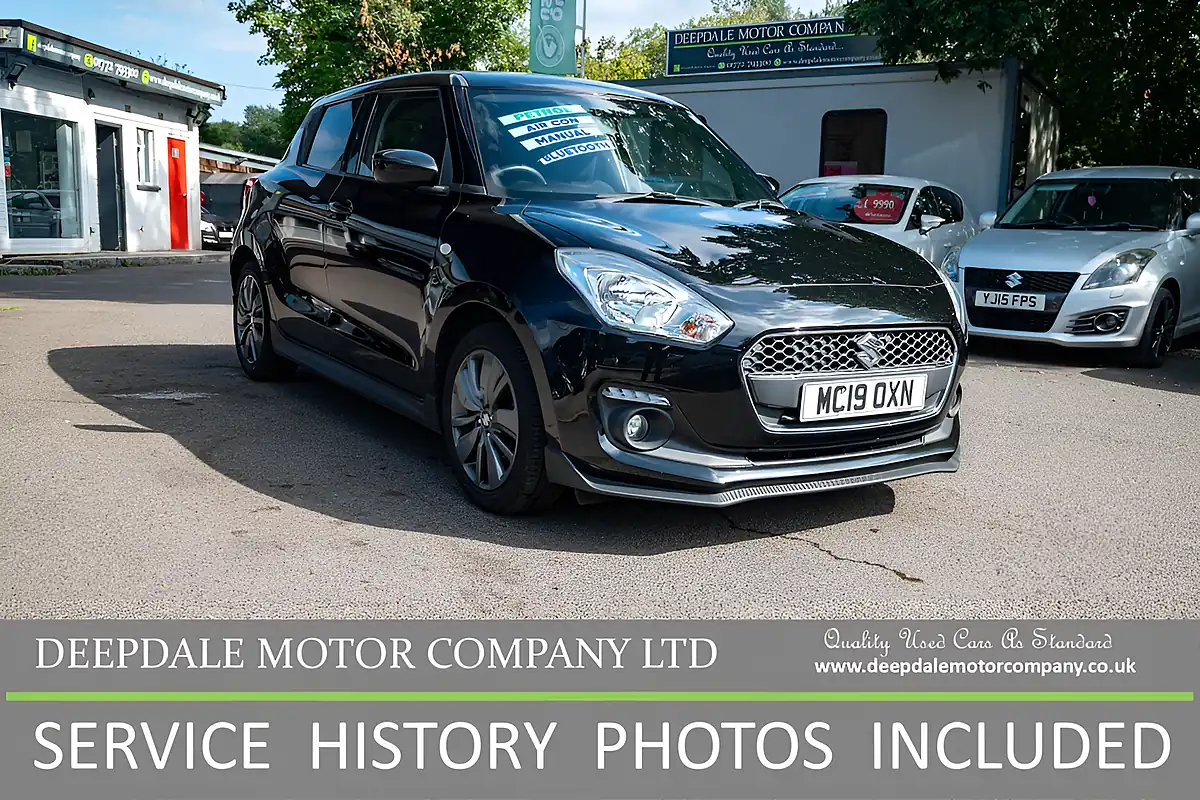 Used 2019 Suzuki Swift Attitude Super Black Pearl - Front View