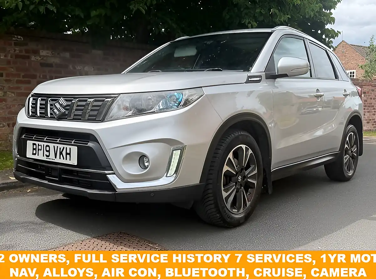 Used 2019 Suzuki Vitara SZ5 Silver - Front View