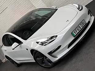 Used 2019 Tesla Model 3 Long Range White - Interior and Exterior details 6