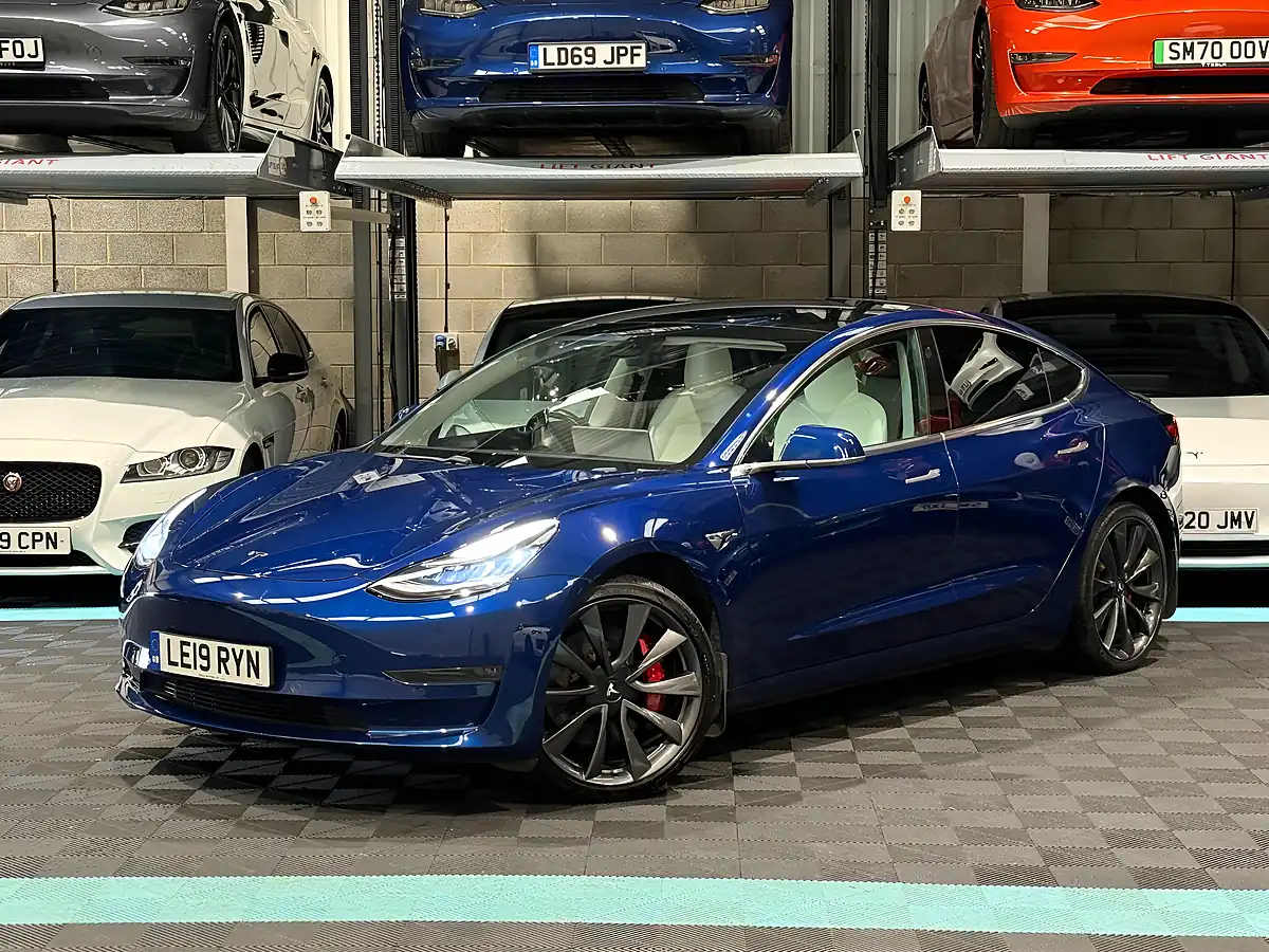 Used 2019 Tesla Model 3 Performance Blue - Interior and Exterior details 5