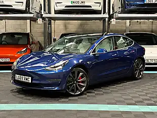 Used 2019 Tesla Model 3 Performance Blue - Interior and Exterior details 5