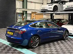Used 2019 Tesla Model 3 Performance Blue - Interior and Exterior details 9