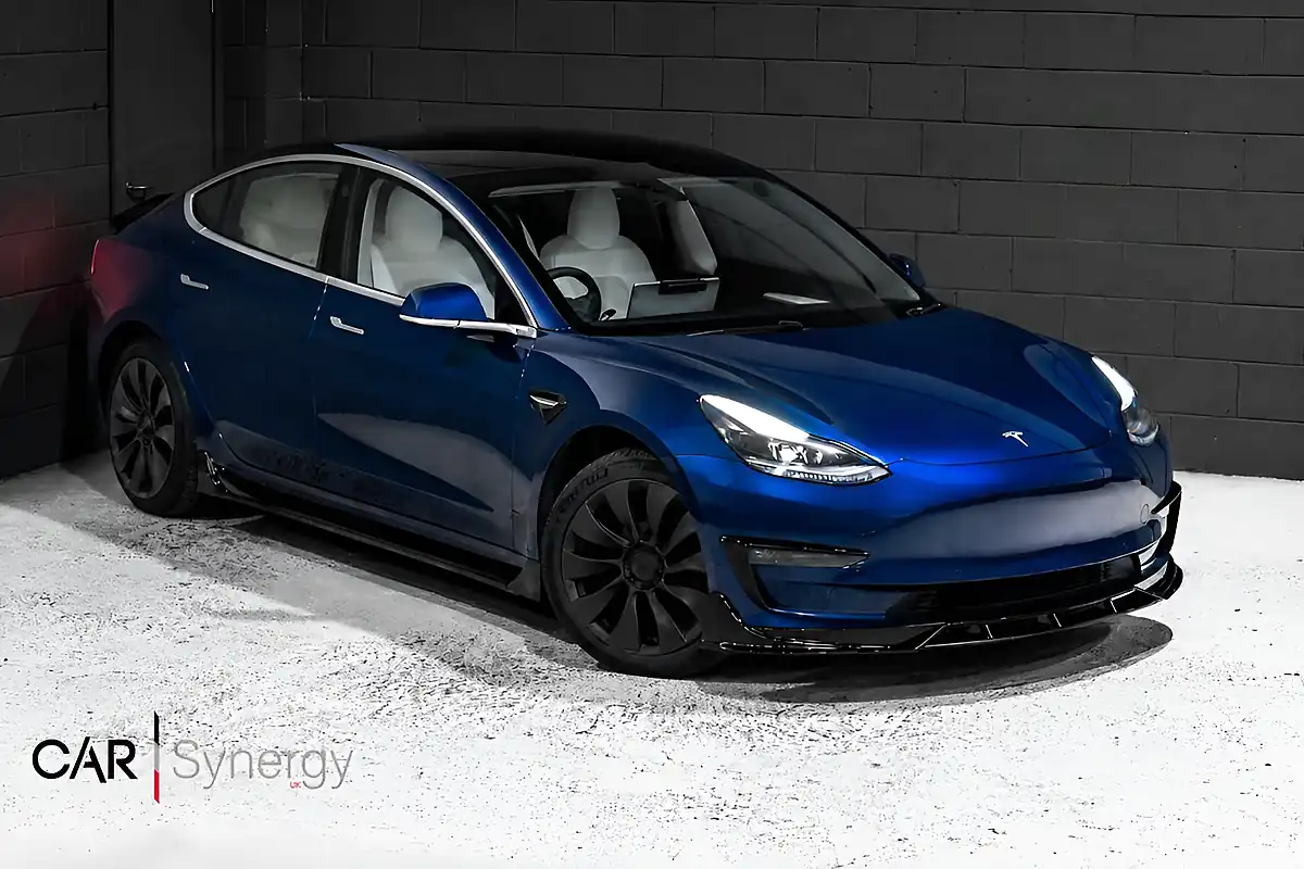 Used 2019 Tesla Model 3 Performance Blue - Front View