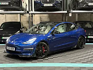 Used 2019 Tesla Model 3 Performance Blue - Interior and Exterior details 5