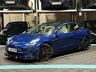 Used 2019 Tesla Model 3 Performance Blue - Interior and Exterior details 5