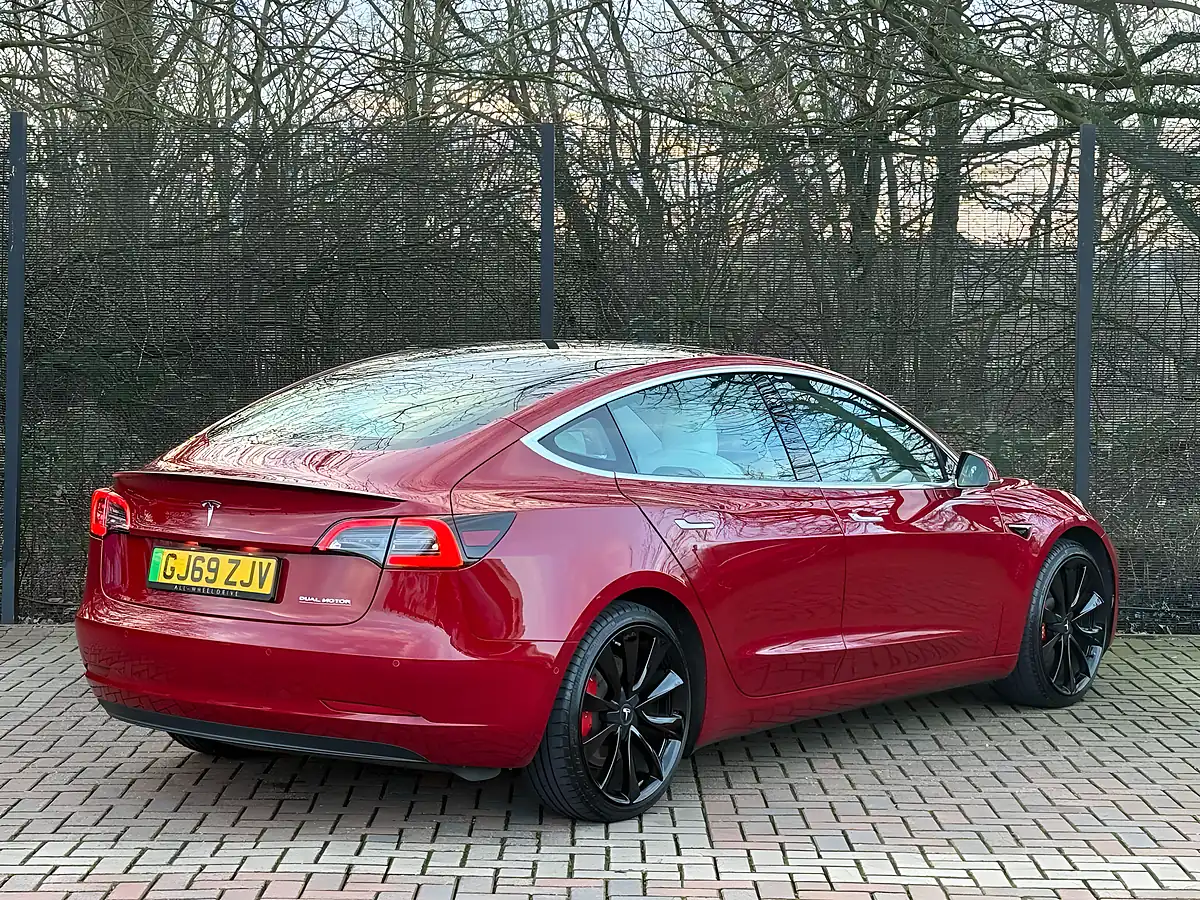 Used 2019 Tesla Model 3 Performance Red - Interior and Exterior details 8