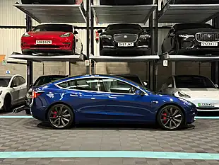 Used 2019 Tesla Model 3 Performance Upgrade Blue - Interior and Exterior details 10