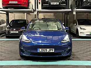Used 2019 Tesla Model 3 Performance Upgrade Blue - Interior and Exterior details 4