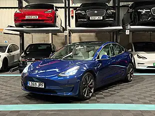 Used 2019 Tesla Model 3 Performance Upgrade Blue - Interior and Exterior details 5