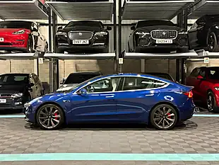 Used 2019 Tesla Model 3 Performance Upgrade Blue - Interior and Exterior details 6