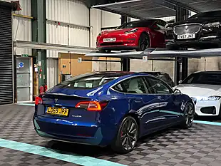 Used 2019 Tesla Model 3 Performance Upgrade Blue - Interior and Exterior details 9