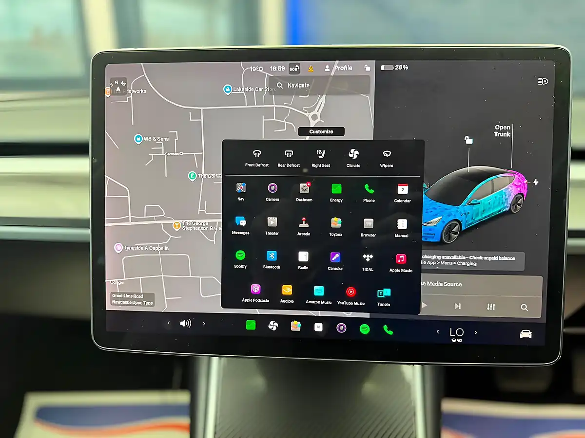 Used 2019 Tesla Model 3 Standard Range Plus Blue - Interior and Exterior details 18