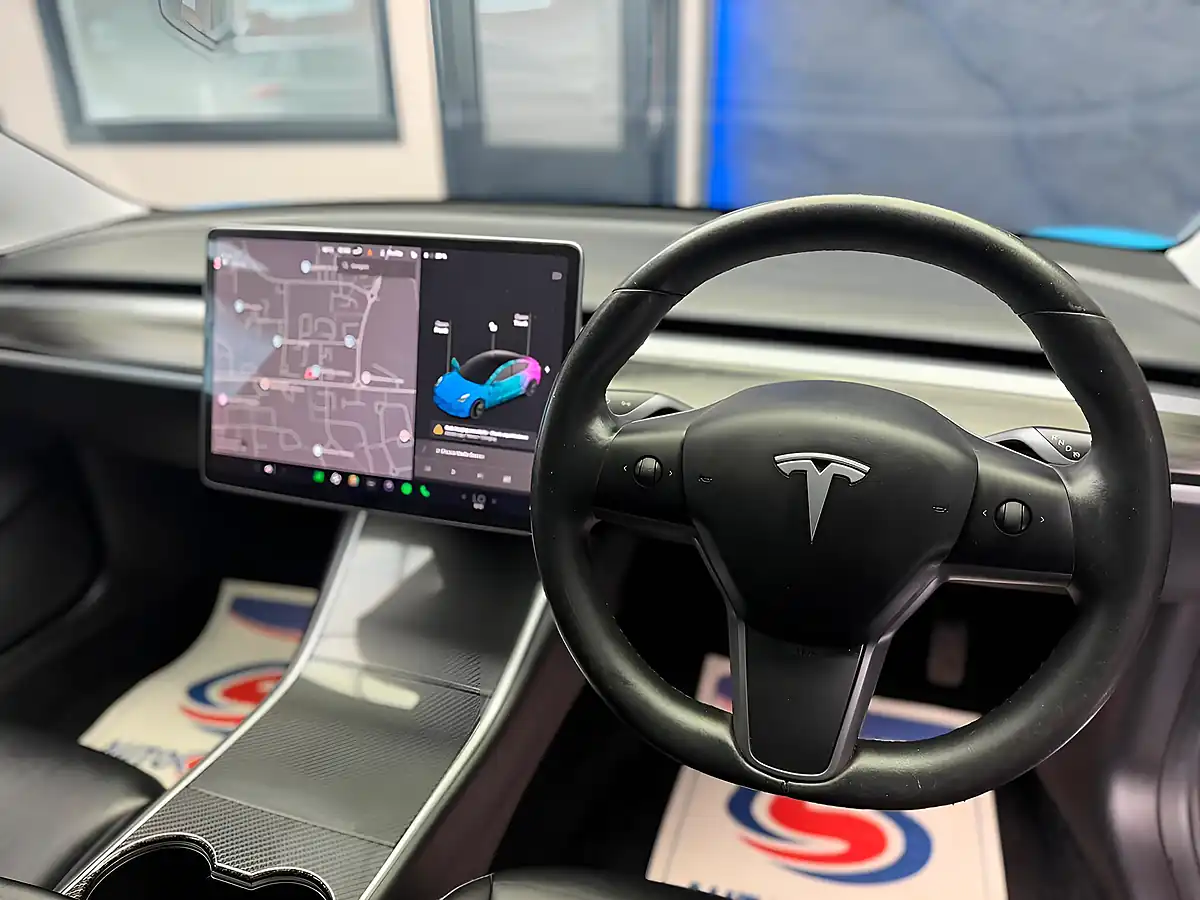 Used 2019 Tesla Model 3 Standard Range Plus Blue - Interior and Exterior details 20