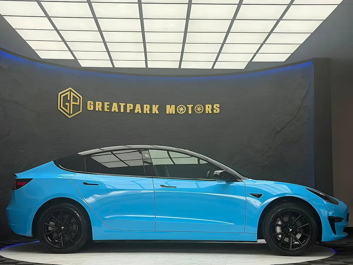 Used 2019 Tesla Model 3 Standard Range Plus Blue - Interior and Exterior details 4